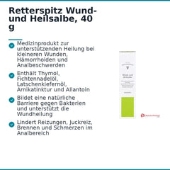 Retterspitz Wund- und Heilsalbe, 40 g.