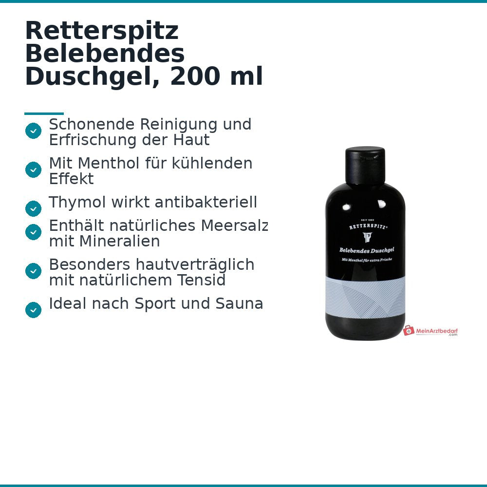 Retterspitz Belebendes Duschgel, 200 ml.