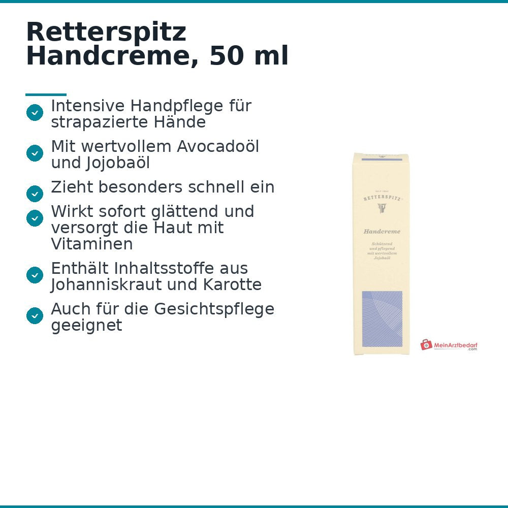 Retterspitz Handcreme, 50 ml.