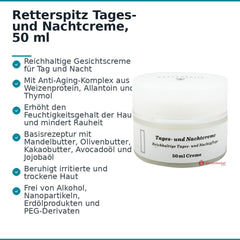 Retterspitz Tages- und Nachtcreme, 50 ml.