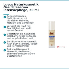 Luvos Naturkosmetik Gesichtsserum Intensivpflege, 50 ml.
