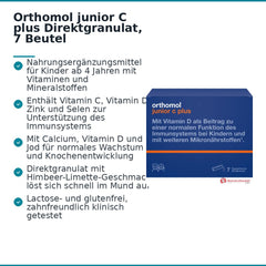 Orthomol junior C plus Direktgranulat, 7 Beutel.