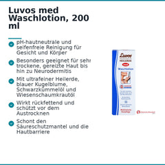 Luvos med Waschlotion, 200 ml.