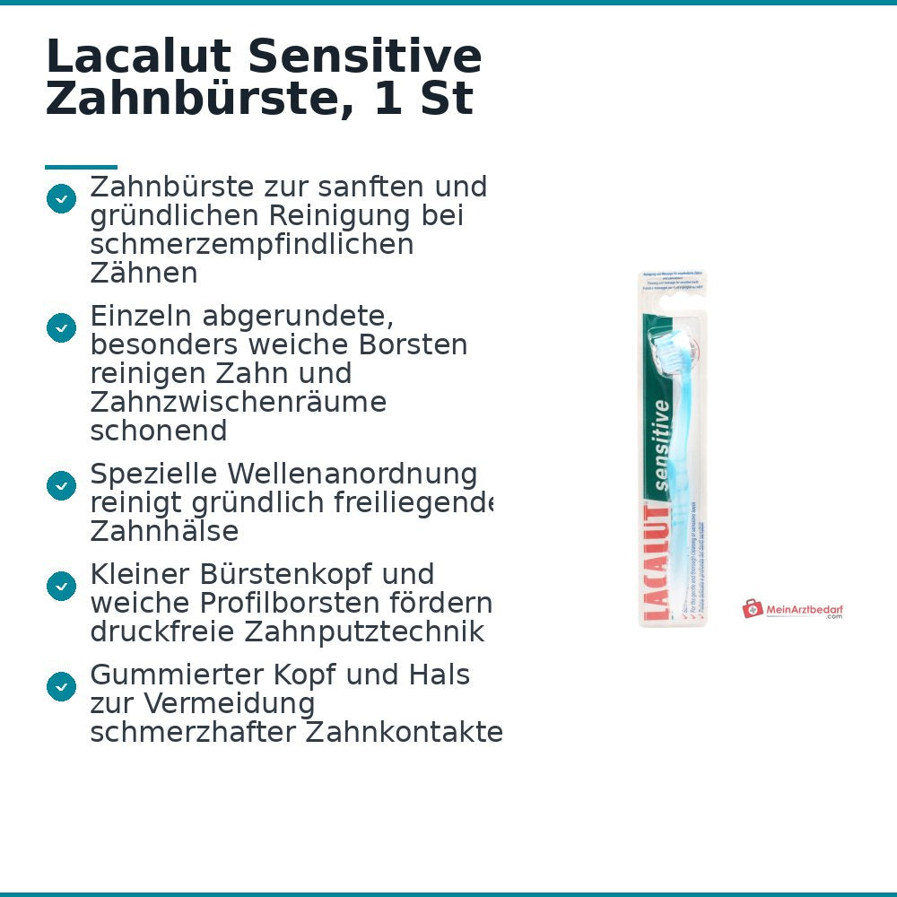 Lacalut Sensitive Zahnbürste, 1 St..