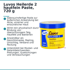 Luvos Heilerde 2 hautfein Paste zur äußerlichen Anwendung, 720 g.