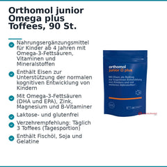 Orthomol junior Omega plus Toffees, 90 St..