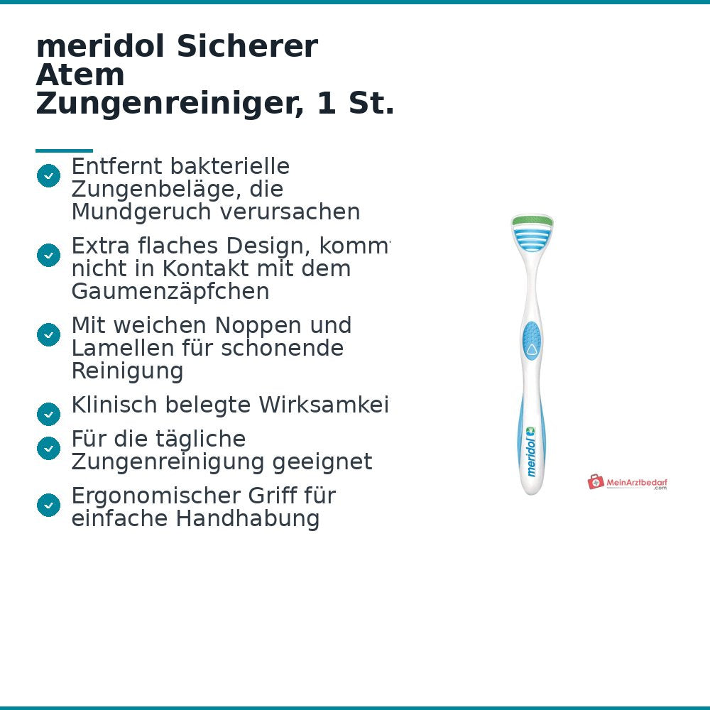 meridol Sicherer Atem Zungenreiniger, 1 St.