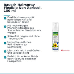 Rausch Hairspray Flexible Non-Aerosol, 150 ml.