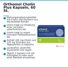 Orthomol Cholin Plus Kapseln, 60 St..
