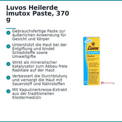 Luvos Heilerde imutox Paste mit Kapuzinerkresse-Extrakt, 370 g.