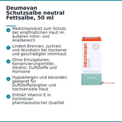Deumavan Schutzsalbe neutral Vitamin E Fettsalbe, 50 ml.