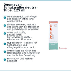 Deumavan Schutzsalbe neutral Vitamin E Fettsalbe, 125 ml.