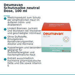 Deumavan Schutzsalbe neutral Vitamin E Fettsalbe, 100 ml.