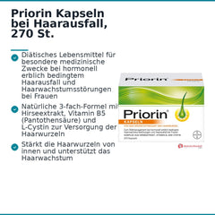 Priorin Kapseln bei Haarausfall, 270 St..