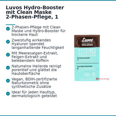 Luvos Hydro-Booster mit Clean Maske 2-Phasen-Pflege, 1 Packung.