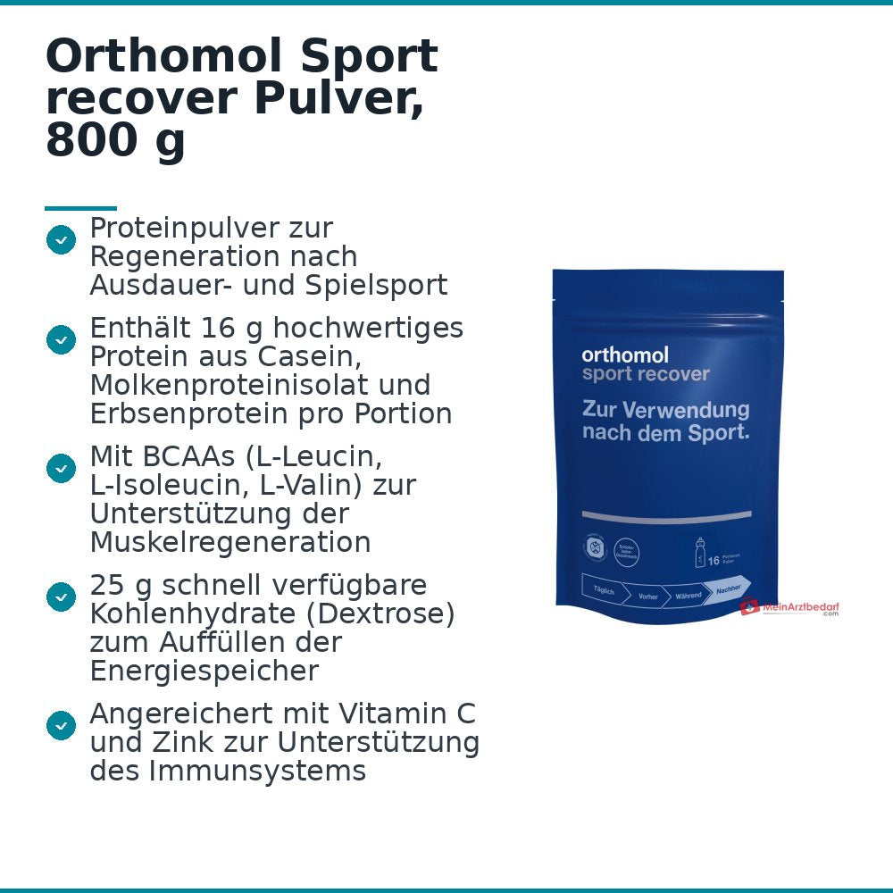 Orthomol Sport recover Pulver, 800 g.
