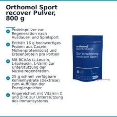 Orthomol Sport recover Pulver, 800 g.