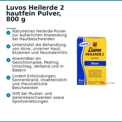 Luvos Heilerde 2 hautfein Pulver zur äußerlichen Anwendung, 800 g.
