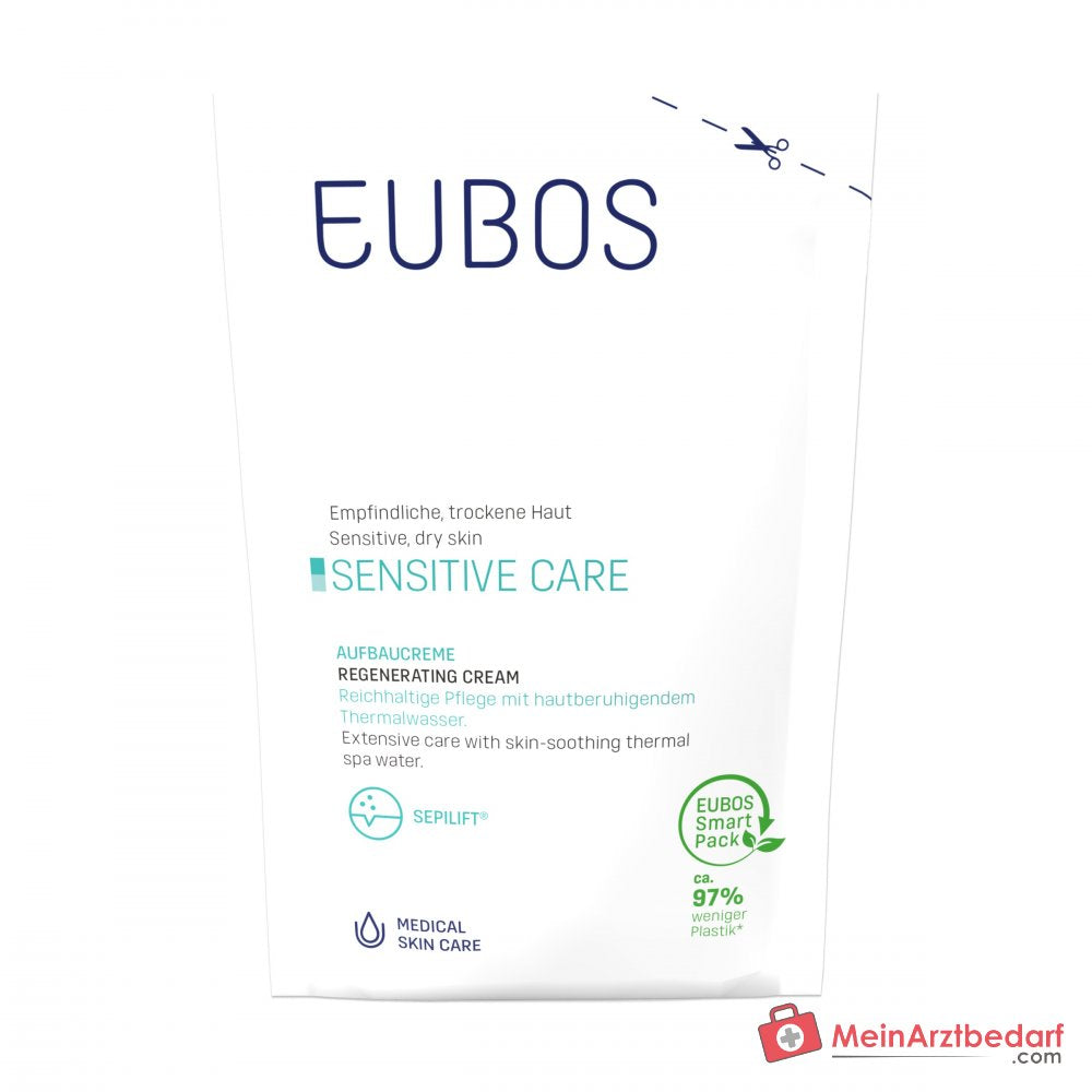 Eubos Sensitive Pflege Aufbaucreme Nachfüllbeutel, 50 ml.