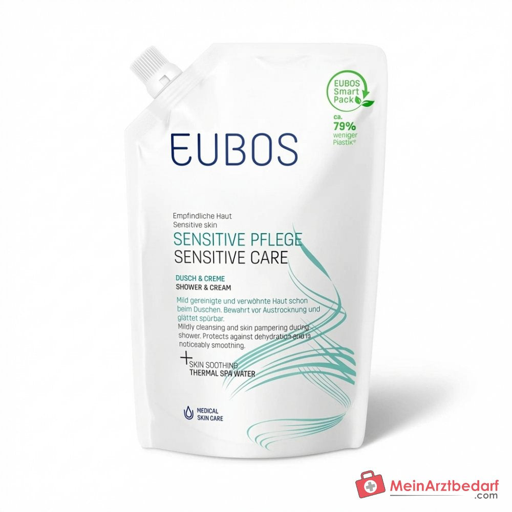 Eubos Sensitive Pflege Aufbaucreme Nachfüllbeutel, 50 ml.