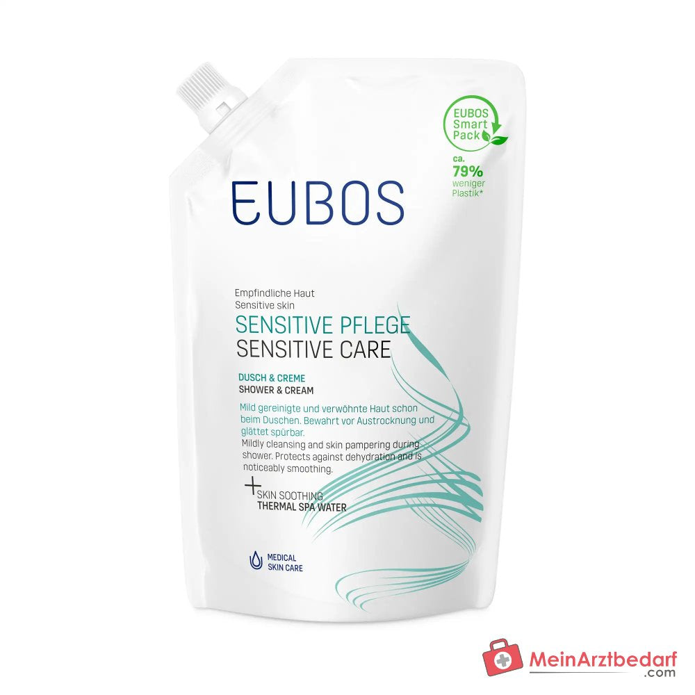 Eubos Sensitive Pflege Aufbaucreme Nachfüllbeutel, 50 ml.