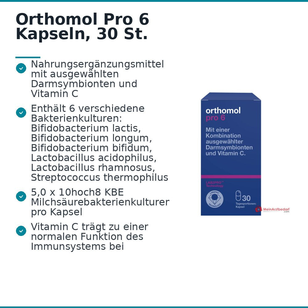 Orthomol Pro 6 Kapseln, 30 St..