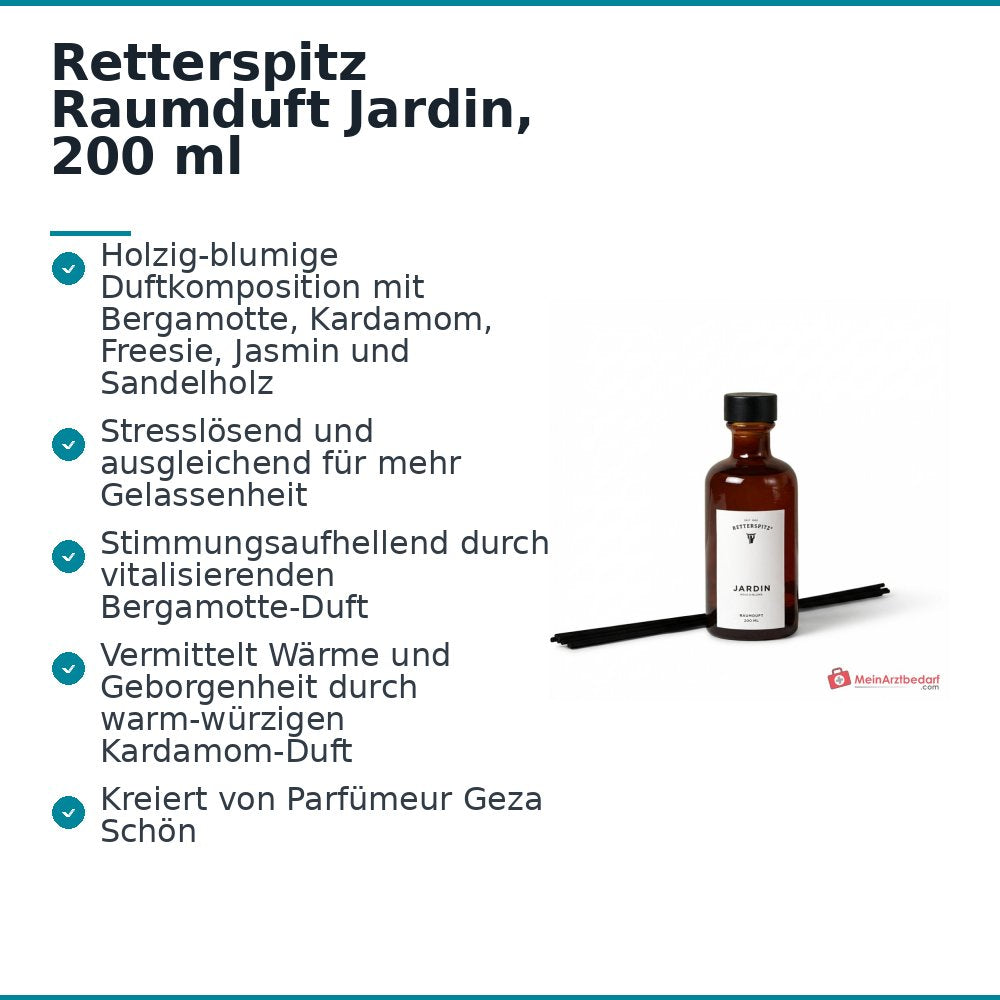 Retterspitz Raumduft Jardin, 200 ml.
