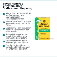 Luvos Heilerde ultrafein akut Sodbrennen Kapseln, 60 St..