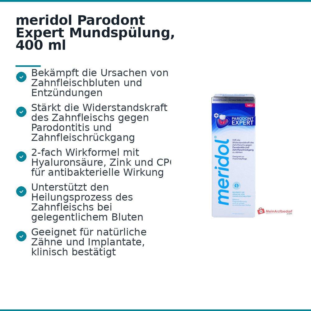 meridol Parodont Expert Mundspülung, 400 ml