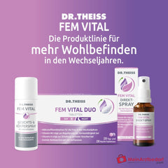 Dr. Theiss Fem Vital Duo Vitamin B6 / Vitamin C / Vitamin D / Vitamin E / Chrom / Magnesium / Zink Tabletten, 56 St..