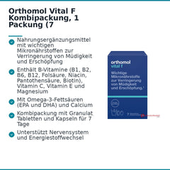 Orthomol Vital F Kombipackung, 1 Packung (7 Tagesportionen).