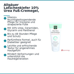 Allgäuer Latschenkiefer 10% Urea Fuß-Cremegel, 100 ml.