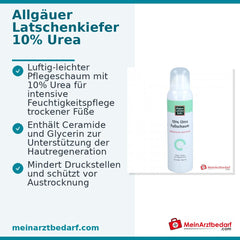 Allgäuer Latschenkiefer 10% Urea Fußschaum, 150 ml.