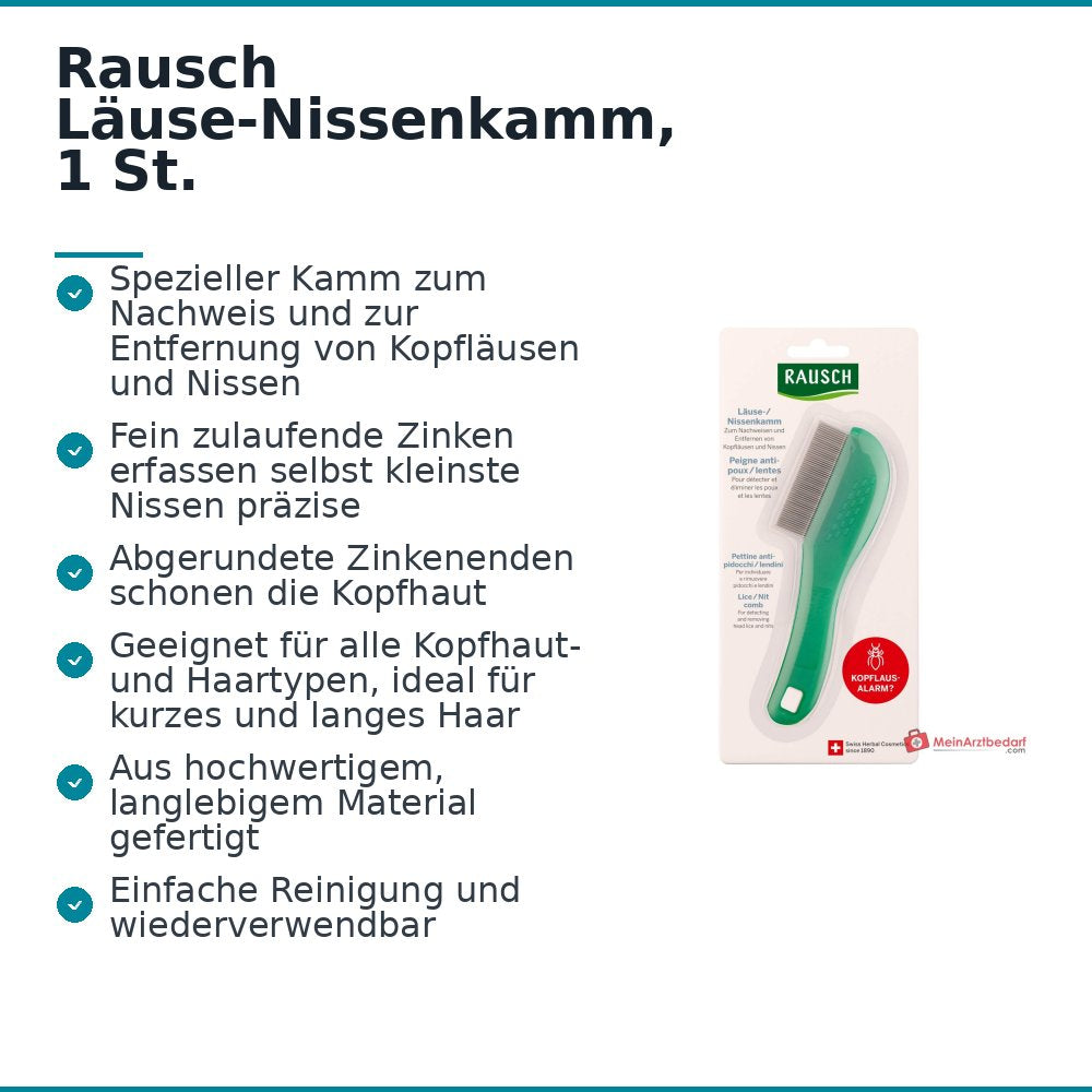Rausch Läuse-Nissenkamm, 1 St..