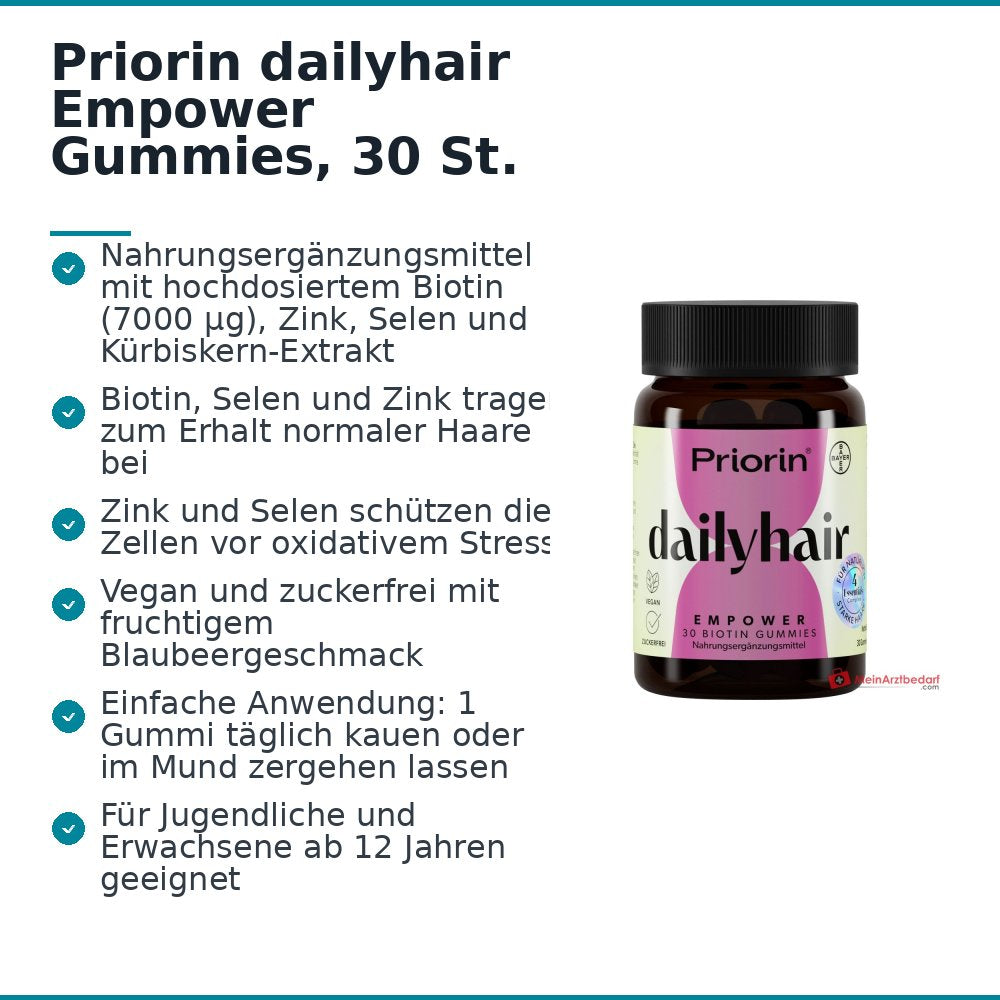 Priorin dailyhair Empower Gummies, 30 St..