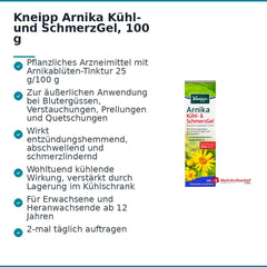 Kneipp Arnika Kühl- und SchmerzGel, 100 g.