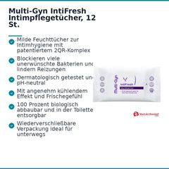 Multi-Gyn IntiFresh Intimpflegetücher, 12 St..