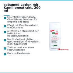 sebamed Lotion mit Kamillenextrakt, 200 ml.