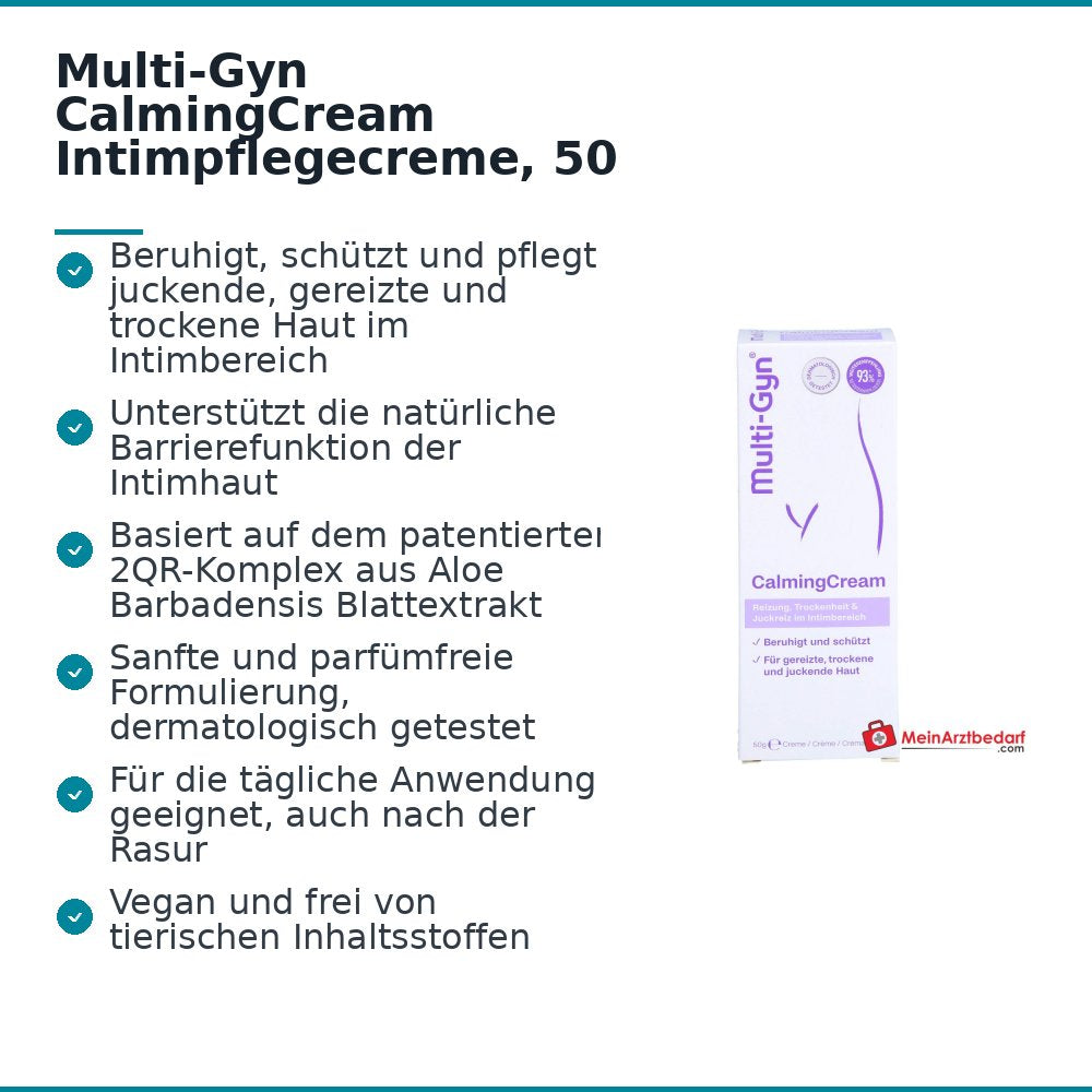 Multi-Gyn CalmingCream Intimpflegecreme, 50 g.