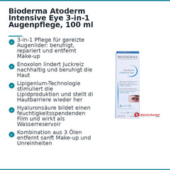 Bioderma Atoderm Intensive Eye 3-in-1 Augenpflege, 100 ml.