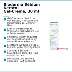 Bioderma Sébium Kerato+ Gel-Creme, 30 ml.