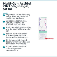 Multi-Gyn ActiGel 2IN1 Vaginalgel, 50 ml.