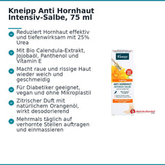 Kneipp Anti Hornhaut Intensiv-Salbe, 75 ml.