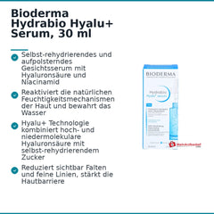 Bioderma Hydrabio Hyalu+ Serum, 30 ml.