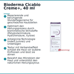 Bioderma Cicabio Creme+, 40 ml.