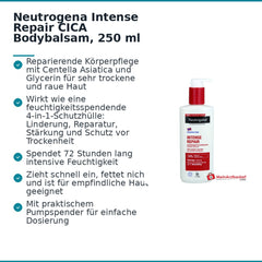 Neutrogena Intense Repair CICA Bodybalsam, 250 ml.