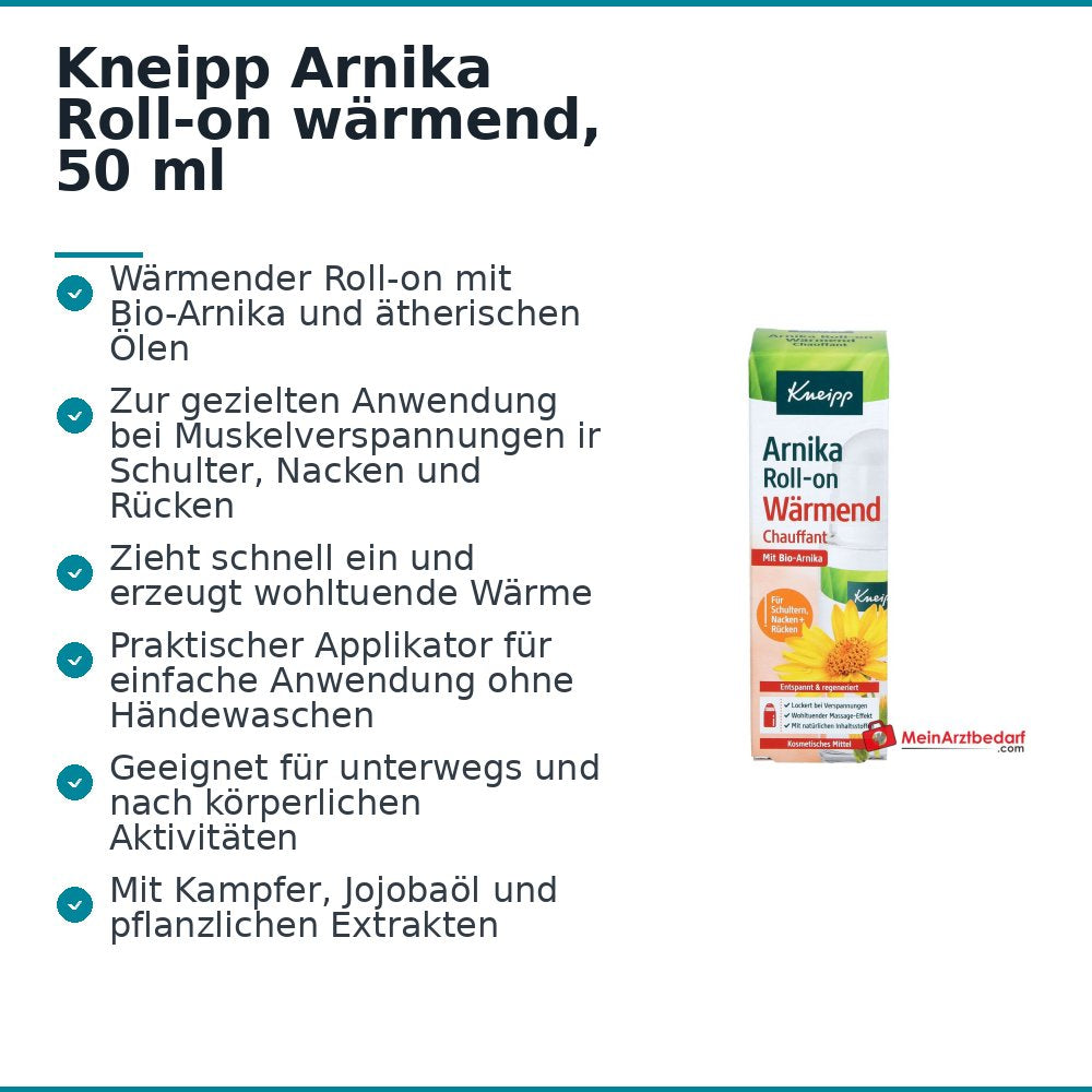 Kneipp Arnika Roll-on wärmend, 50 ml.