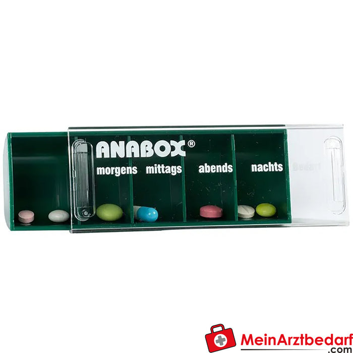 ANABOX® day box display verde, 1 ud.
