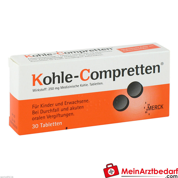 Kohle-Compretten Tabletten