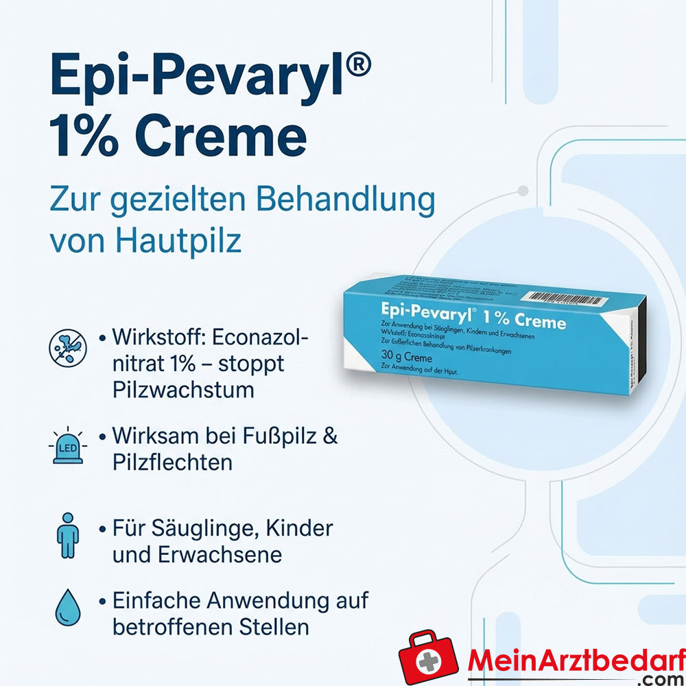 Epi-Pevaryl Creme 1% (Econazol‑nitrat) 30 g